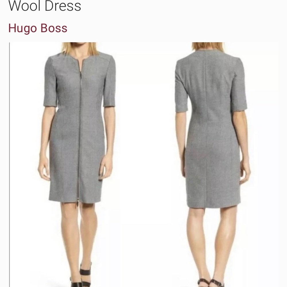 NWT Hugo Boss Demirana zipper dress